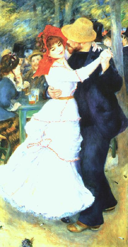 Pierre Renoir Dancing at La Bougival Sweden oil painting art